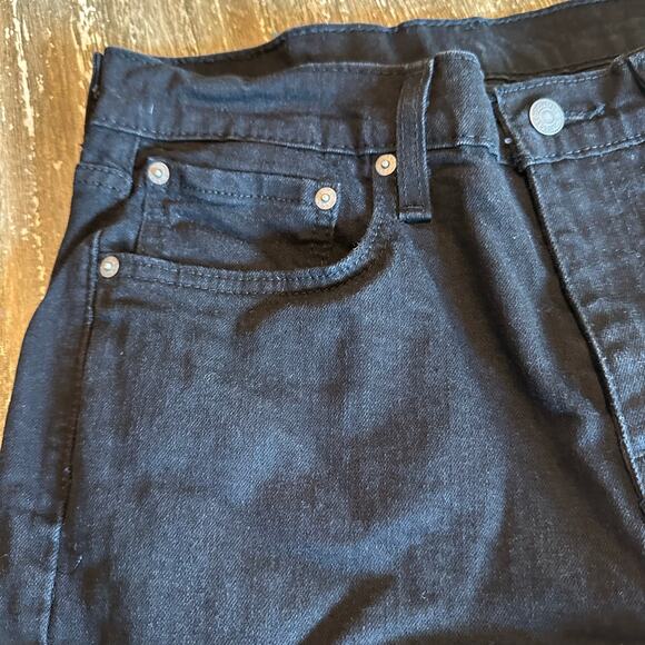 Men’s Levi’s 527 Slim Bootcut Denim Jeans Wide Leg Flare Black, 32W x 29L - Picture 3 of 12